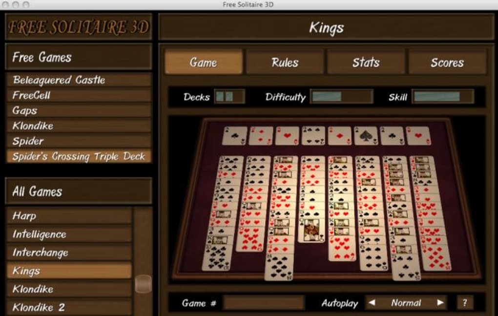 solitaire games free download for mac